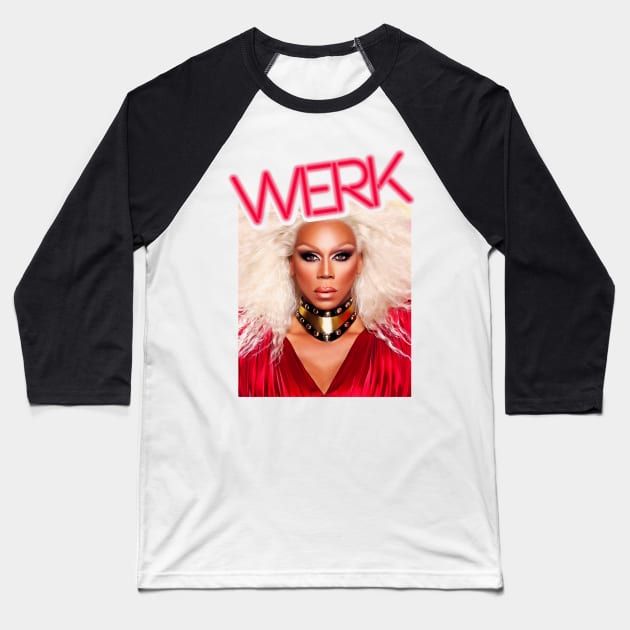 Werk! Baseball T-Shirt by aespinel